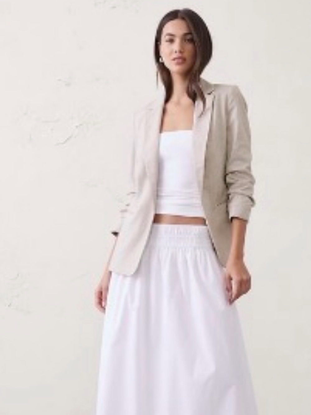 Banana Republic Linen Blend Hayden Women's Blazer